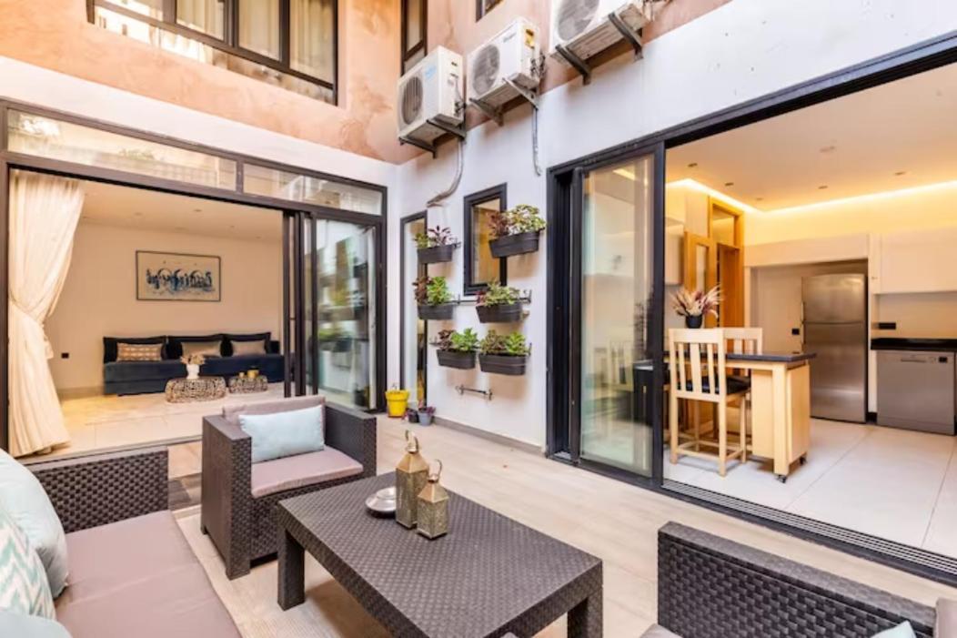 Loft Duplex Familial 200M2 Neuf - Centre Gueliz Apartment Marrakesh Ngoại thất bức ảnh